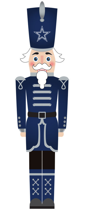 Dallas Cowboys 46" Nutcracker Leaner