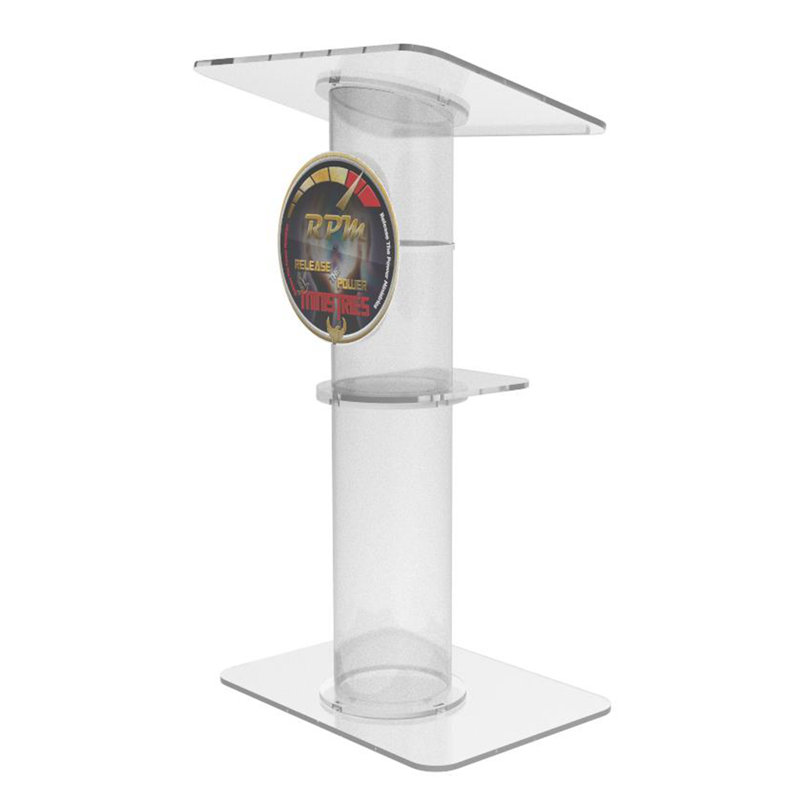 Pupitre d'églises transparent en plexiglas