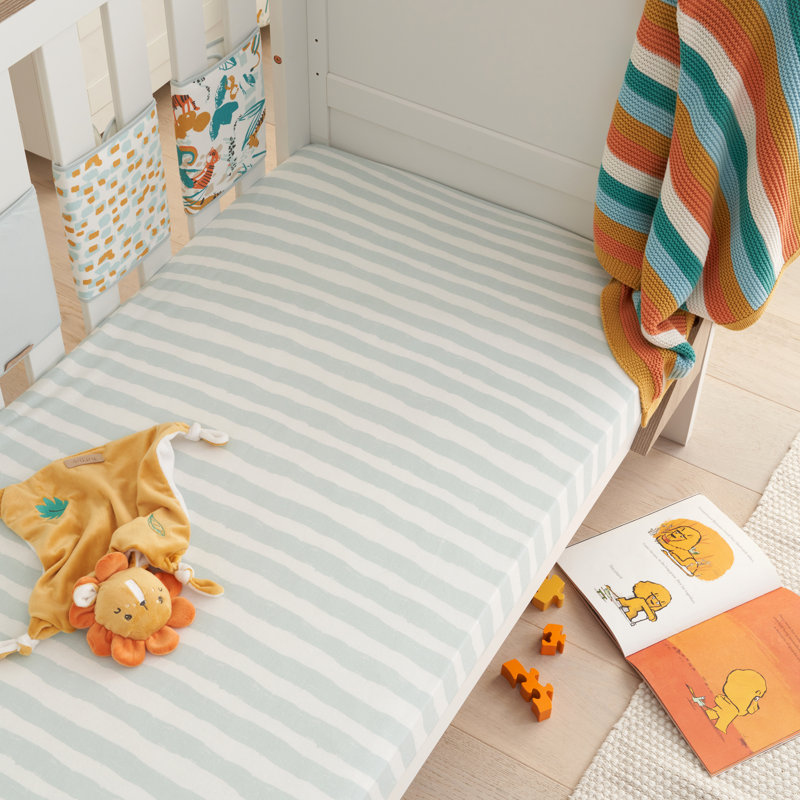 Tutti Bambini Cot Fitted Sheets 2Pk- Run Wild