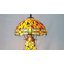 Lampe de table libellule 3 lumières Tiffany