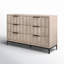 Aldwell Pine Modern 6-Drawer Storage Dresser-81087665