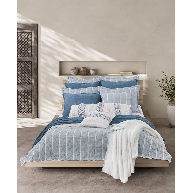 Pacifica Sham, Blue, Standard