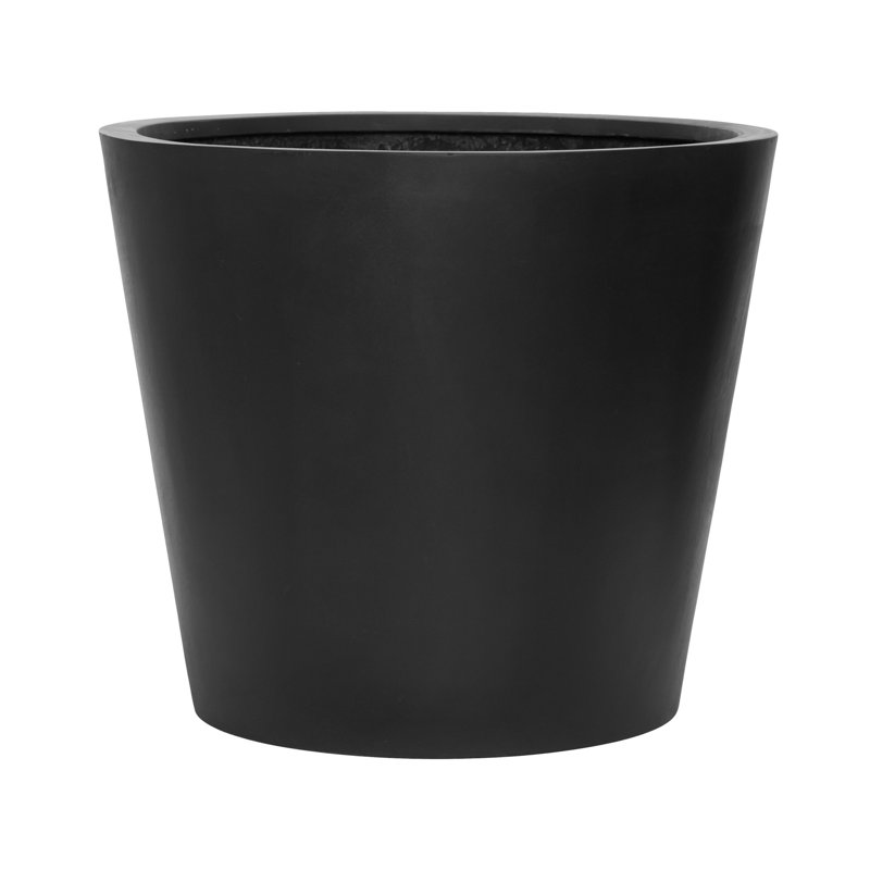 Seau L, noir, H 23,62 po x l 26,77 po x P 26,77 po, Noir