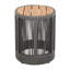 Table d'appoint en bois et corde - plateau de 15 pouces de diamètre, 17,94 pouces de hauteur, convient aux thèmes de décoration côtière et de fauteuil-502922372