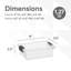 Boîtes de rangement transparentes avec couvercles Superio