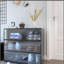 Armoire de rangement pour chaussures avec porte en verre-121042155