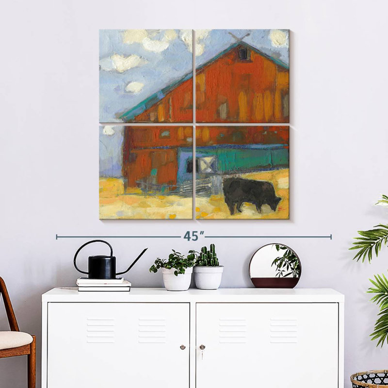 Lilie Schullsburg Barn, H 32 po x l 32 po