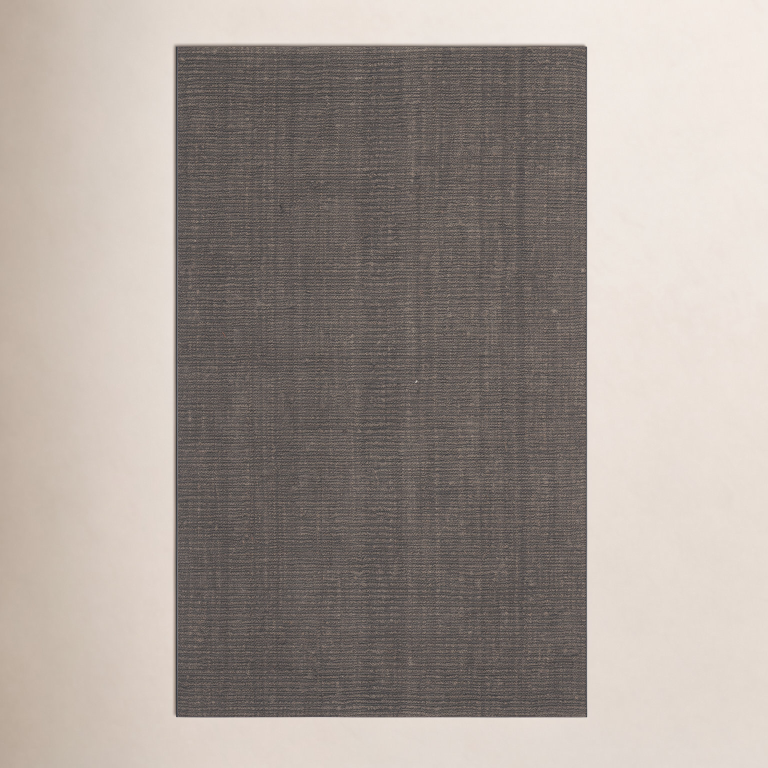 Barkley Brown Hand-Woven Jute Rug, Rectangle 5' x 8'