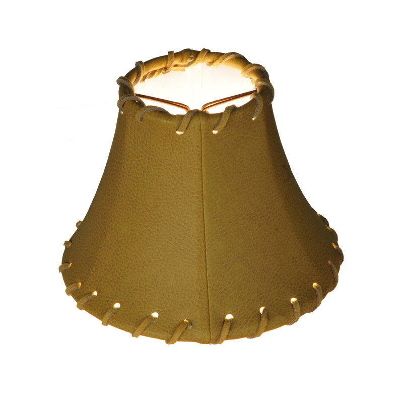 6.25"W X 4.5"H Leather Shade