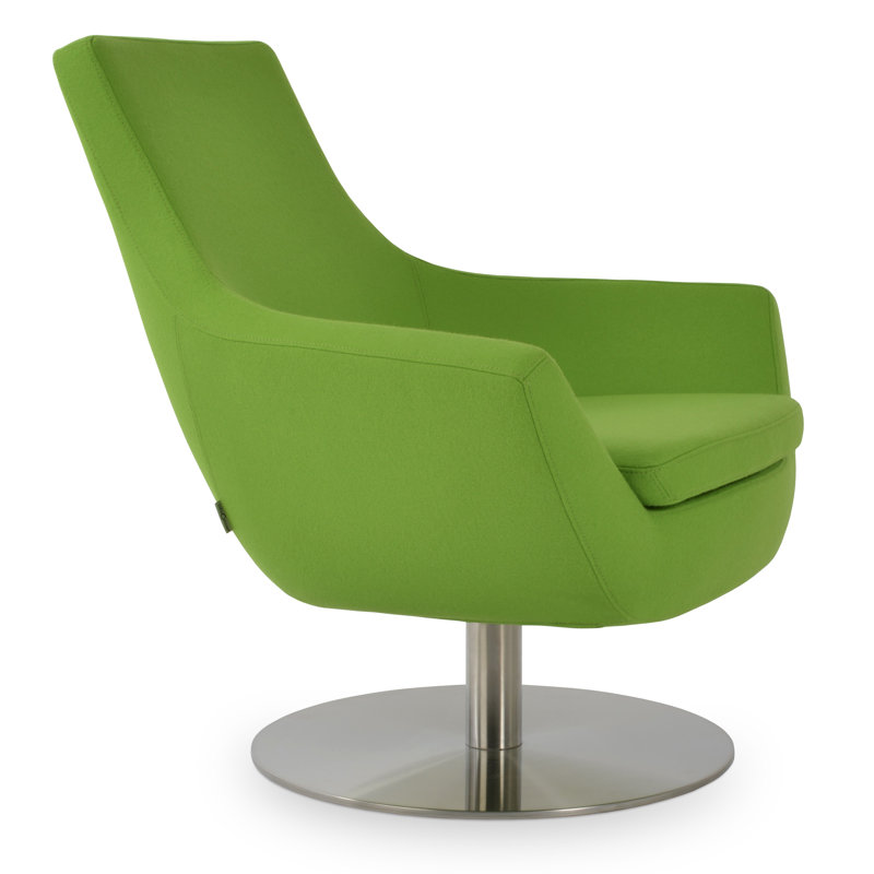 Rebecca 31" W Swivel Lounge Chair, Pistachio