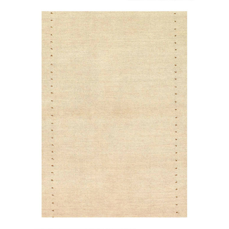 Tapis de couloir fin noué à la main 2 pi 7 po x 12 pi Gabbeh