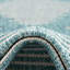 Tapis rayé en polypropylène tissé à la machine intérieur / extérieur gris / bleu-400190657