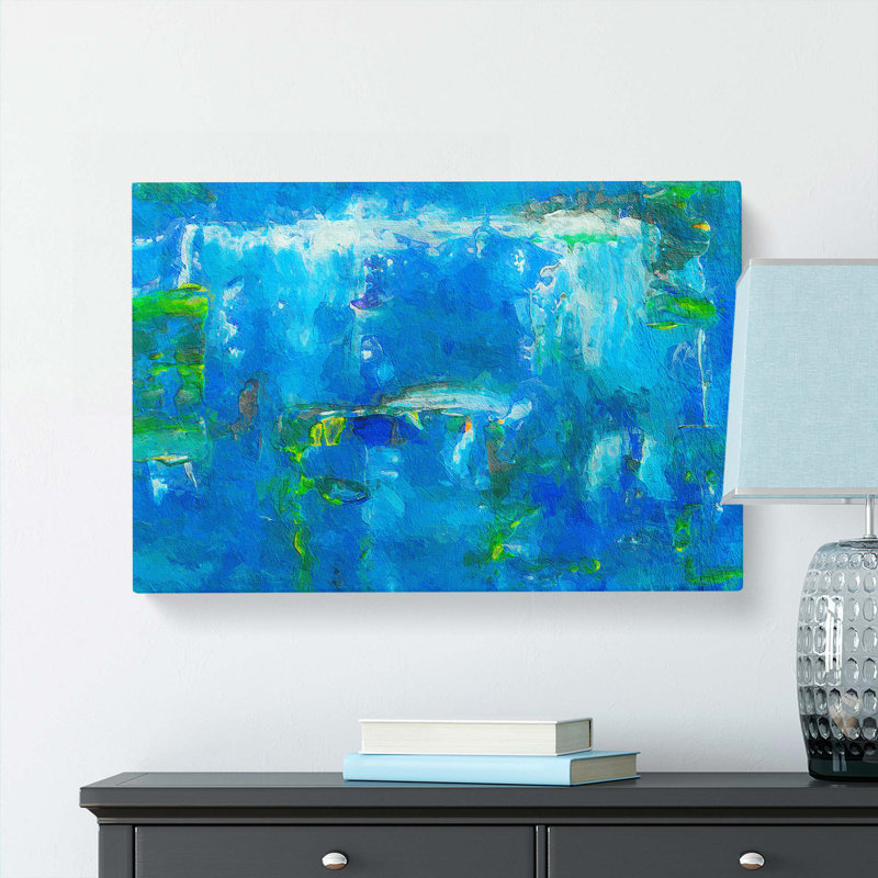 Abstract Art Painting Vol.222 - Wrapped Canvas, 50cm H x 76cm W x 3cm D