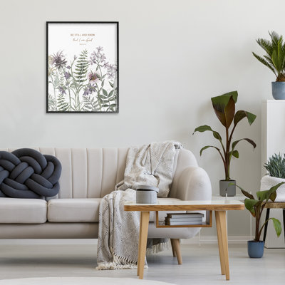 «Be Still and Know Botanicals», estampe numérique, conception de Cindy Jacobs