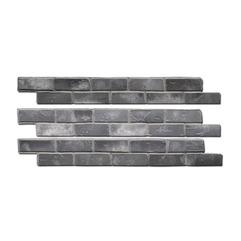 Panneau mural auto-adhésif 5,75 "x 45" Brick, gris