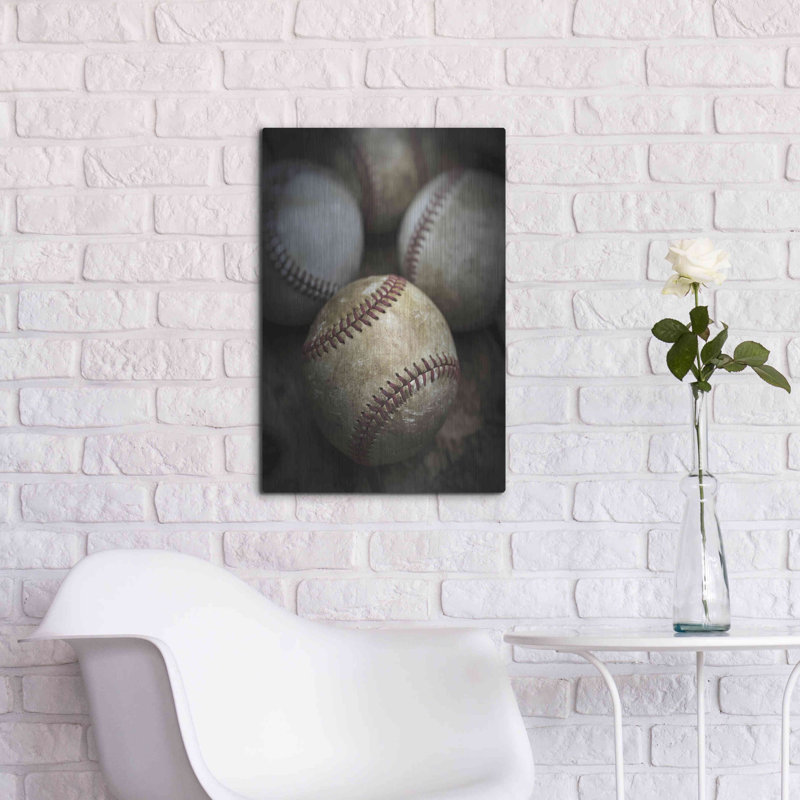 «Old Baseball» par Edward M. Fielding, H 24 po x l 16 po
