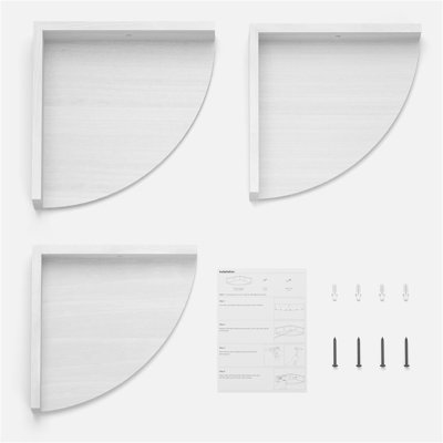 Antwuan 3 Piece Floating Shelf