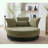 52.75'' Oversized Round Swivel sofa-963571766