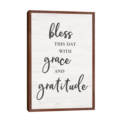Bless This Day - Print on Canvas