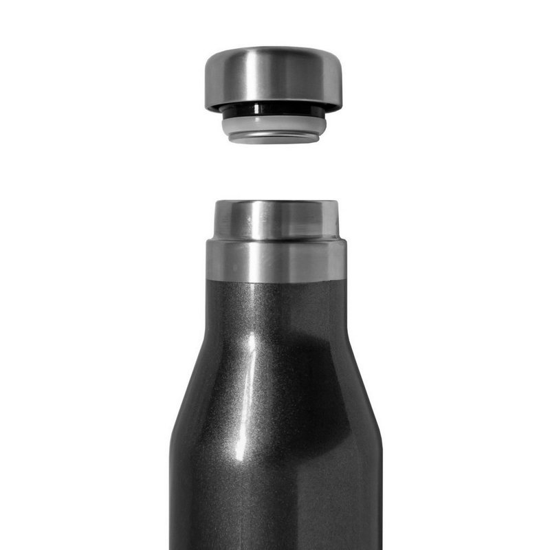 EcoVessel Stainless Steel Travel Mug, 473ml, Grey