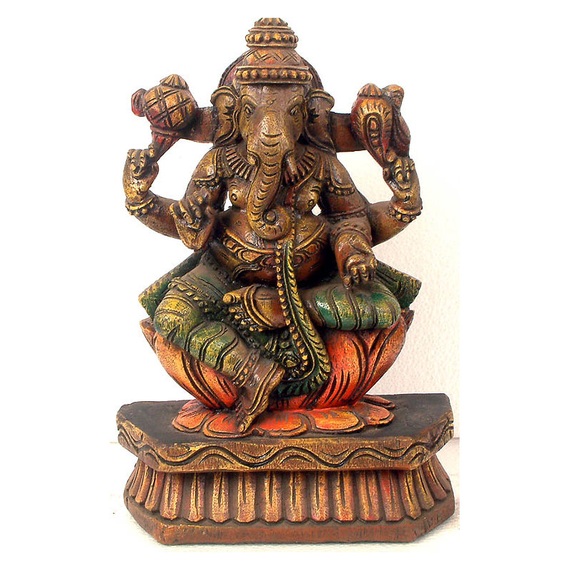 Lalitasana Chaturbhuja Ganesha