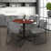 Neyland Cain Round X-Base Breakroom Table & 4 Zeng Stack Chairs