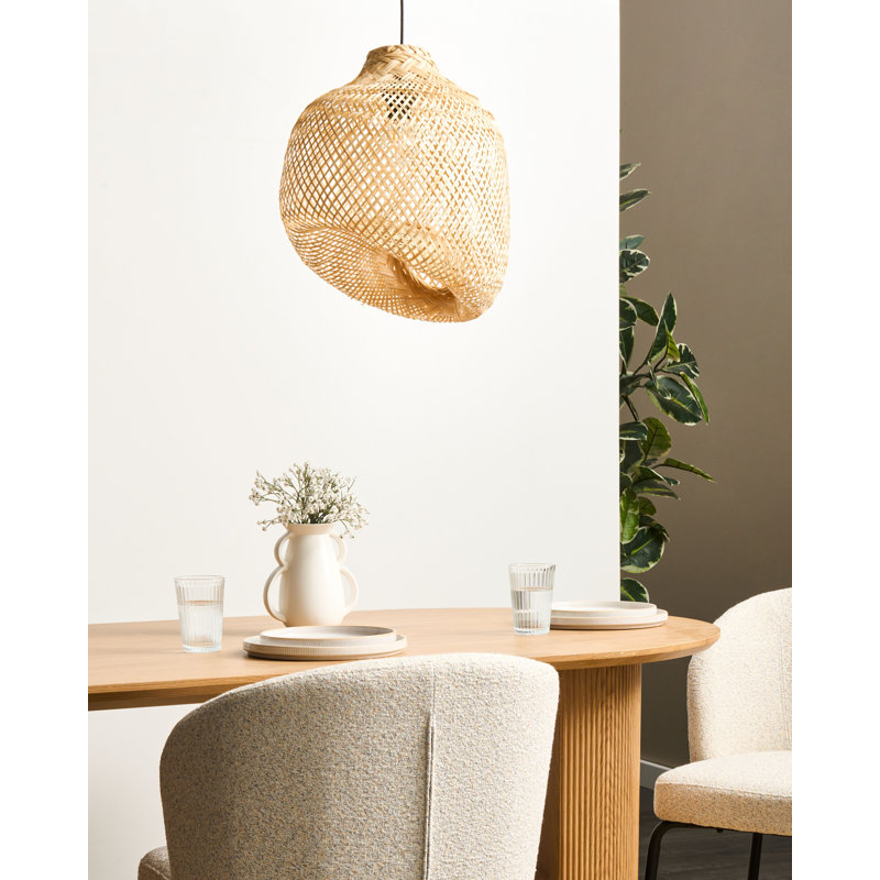 1 - Light Natural Unique/Statement Pendant