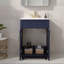 Meuble-lavabo simple autoportant 24 po avec lavabo en céramique 24 po-786340691