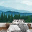 Panneau mural vibrant bleu ciel-88769834