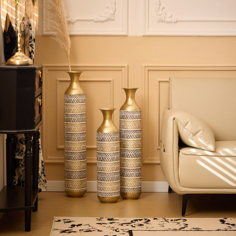 Vase de plancher en métal Mikinley