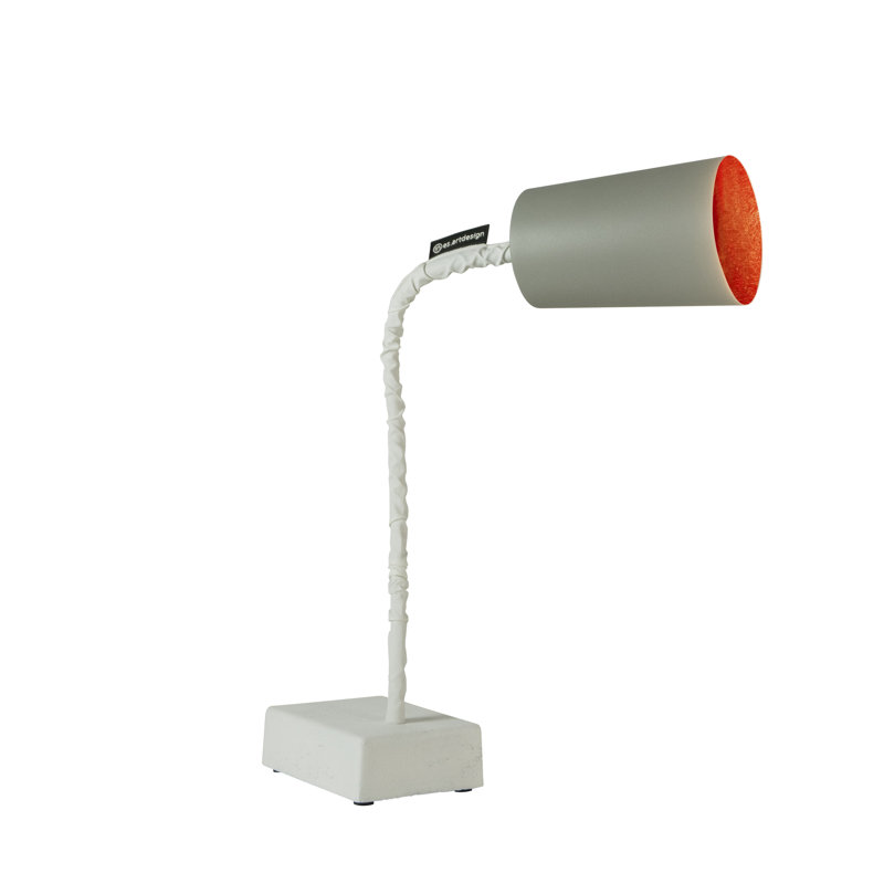 Adjustable Metal Desk Lamp, Red