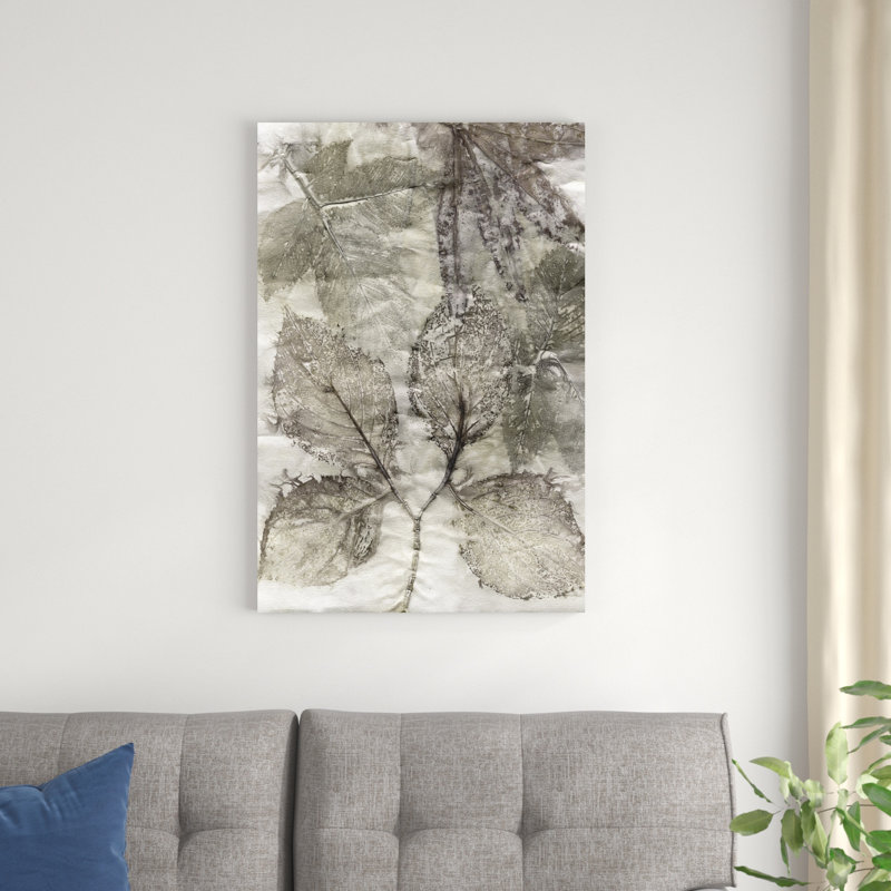 " Multi Leaves II " by Kathryn Phillips Painting Print, 36" H x 24" W