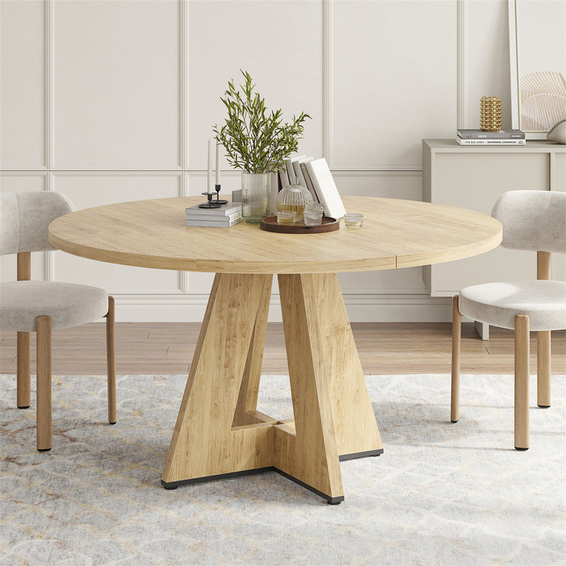 Round Dining Table, Natural