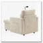 Chaise longue en chenille avec rangement-1153513379