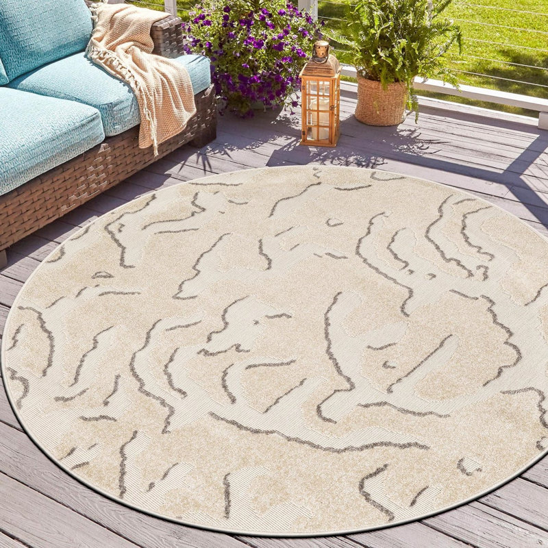 Sabrina Soto ReNew Indoor/Outdoor Rug, Round 5'1"