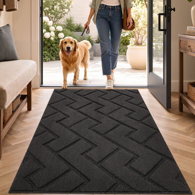 Stain‑Resistant Non‑Slip Heavy‑Duty Low-profile Door Mat