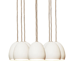 Lustre géométrique en grappe 8 lumières Clay