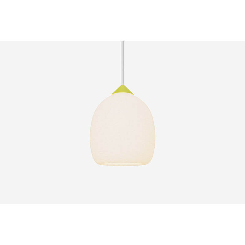 Gulp Pendant Light, Blossom, 12.5'' H x 6.97'' W x 6.97'' D, Black