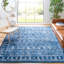 Tapis bleu marine / gris Shally-1493368649