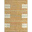 Petit tapis antique en laine crocheté antique des années 1920