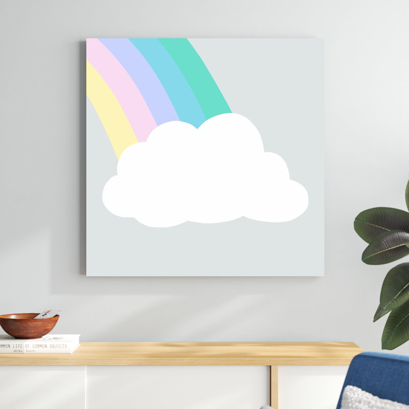 Nuage arc-en-ciel I, H 36 po x l 36 po