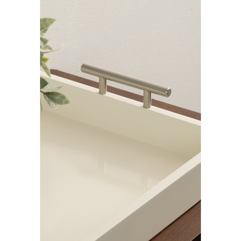 Lipton Modern Rectangle Serving Tray with Handles