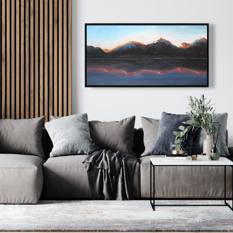 Mountains Landscape Framed Canvas - Bedroom Home Decor