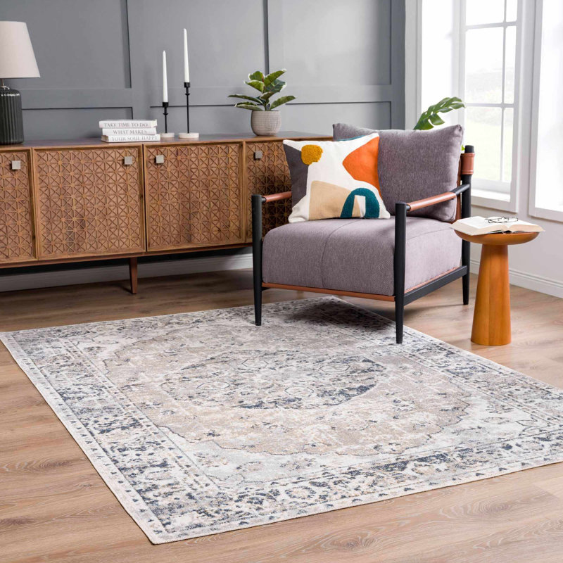 Tapis oriental oriental lavable à la machine, Rectangle 2 pi 3 po x 3 pi 9 po