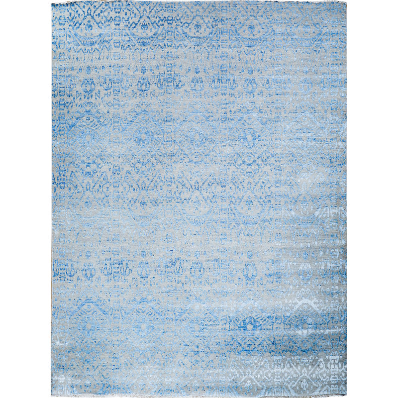 Ikat Area Rug, Rectangle 9' x 12'