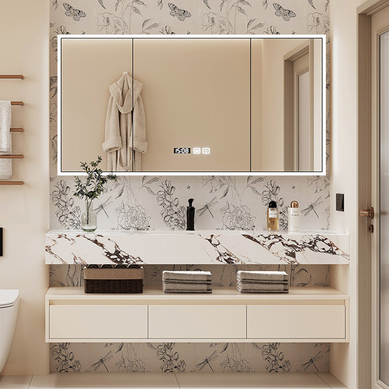 French style simple bathroom cabinet