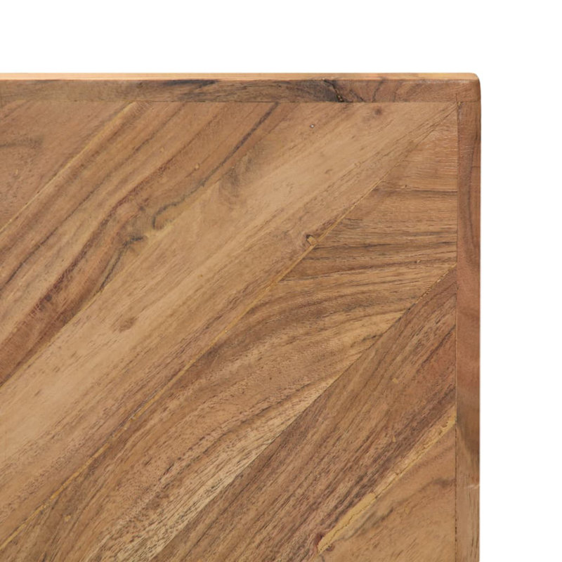 Brian Frame Single Coffee Table, Brown, Black