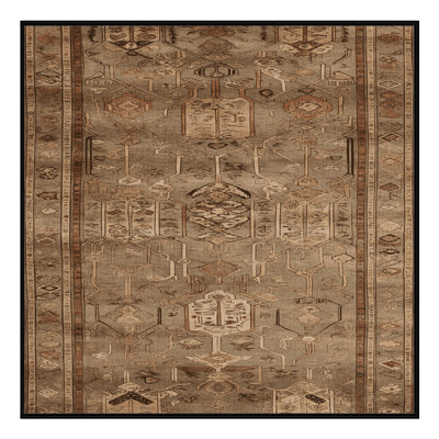 Machine Washable Turkish Brown Area Rug