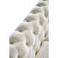 Canapé de salon beige, 84,65 po, revêtement doux, siège à ressorts ensachés, garniture dorée élégante, pieds robustes en métal, matériau de revêtement respirant, siège en mousse haute densité, élégant-958119637