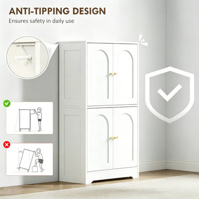 4 -Door Rectangle Accent Cabinet